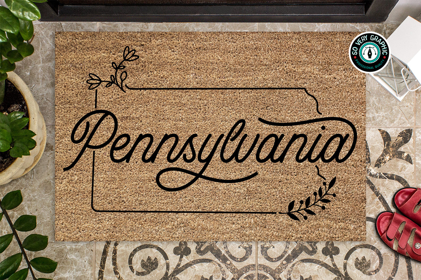 United States Floral SVG Design Bundle | Set of 50 Files