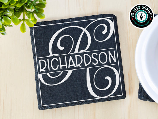 Script Split Monogram SVG Design Bundle