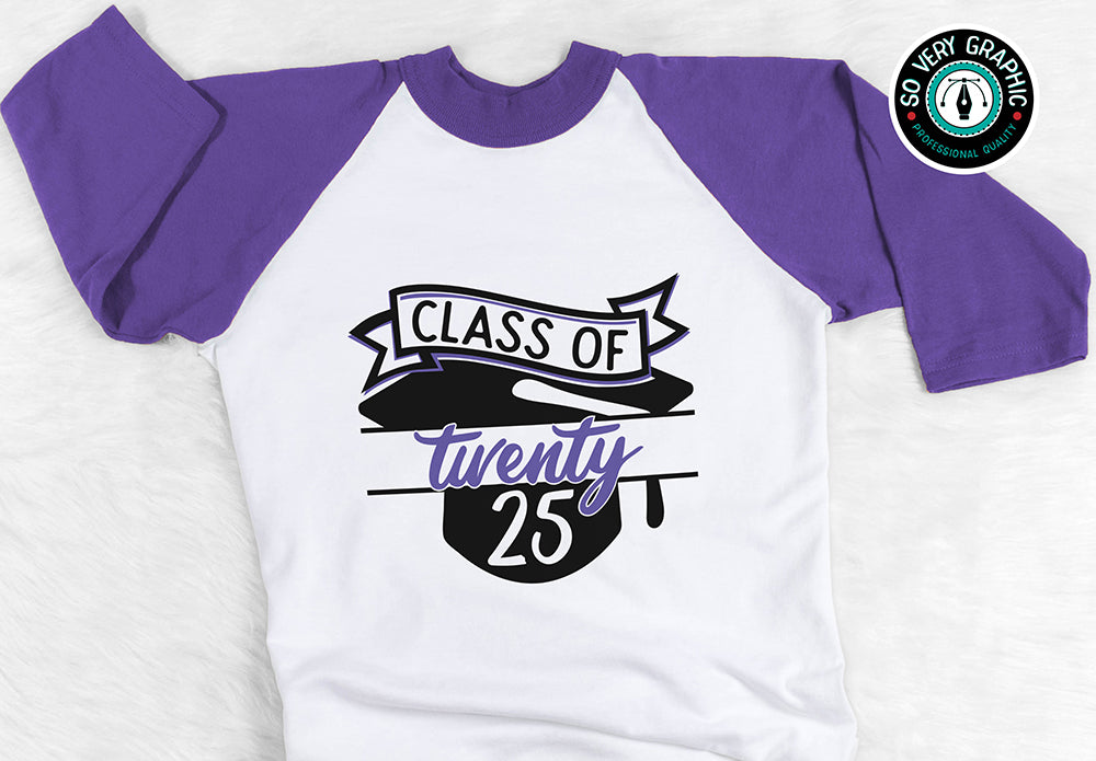 Class of 2025 Graduation Cap SVG Design