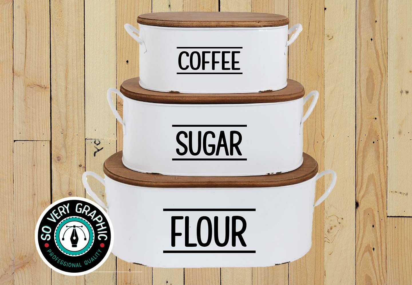 Farmhouse Kitchen Labels SVG Design Bundle