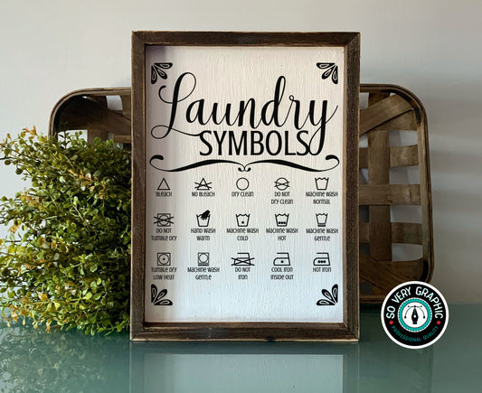 Laundry Symbols SVG Design