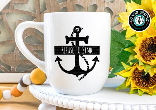 Refuse to Sink SVG Design