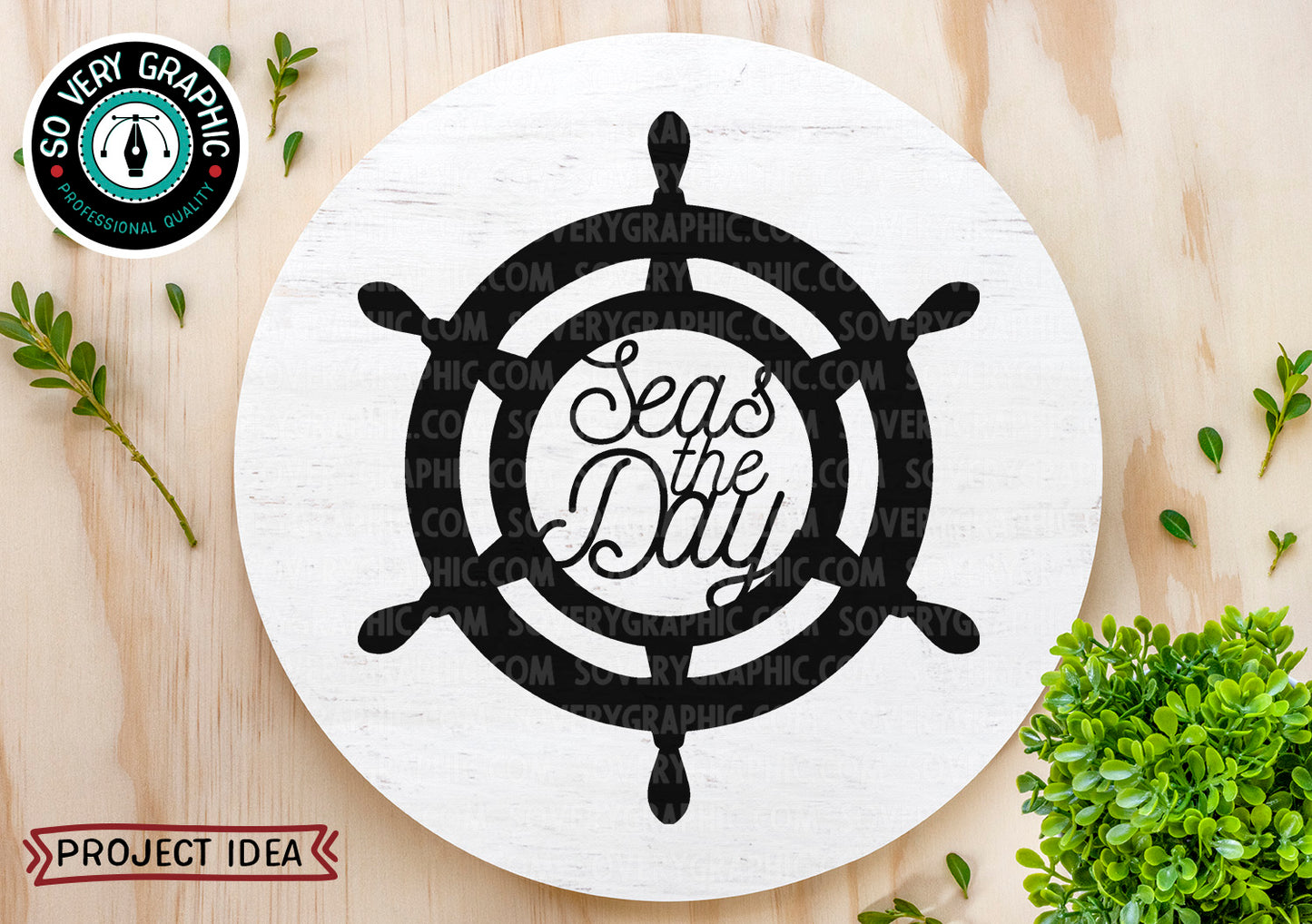 Seas the Day SVG Design