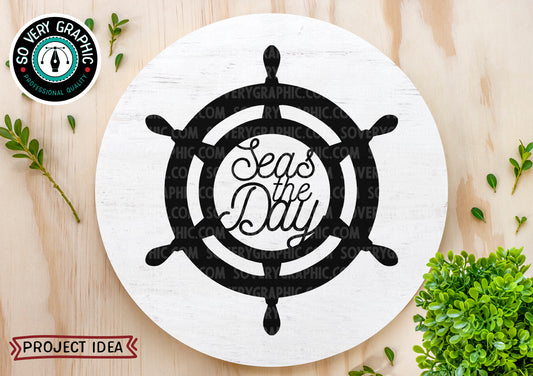 Seas the Day SVG Design