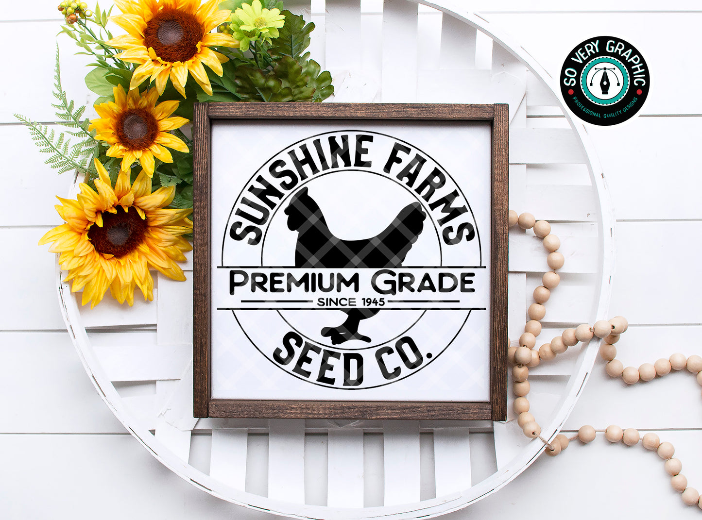 Sunshine Farms Chicken SVG Design