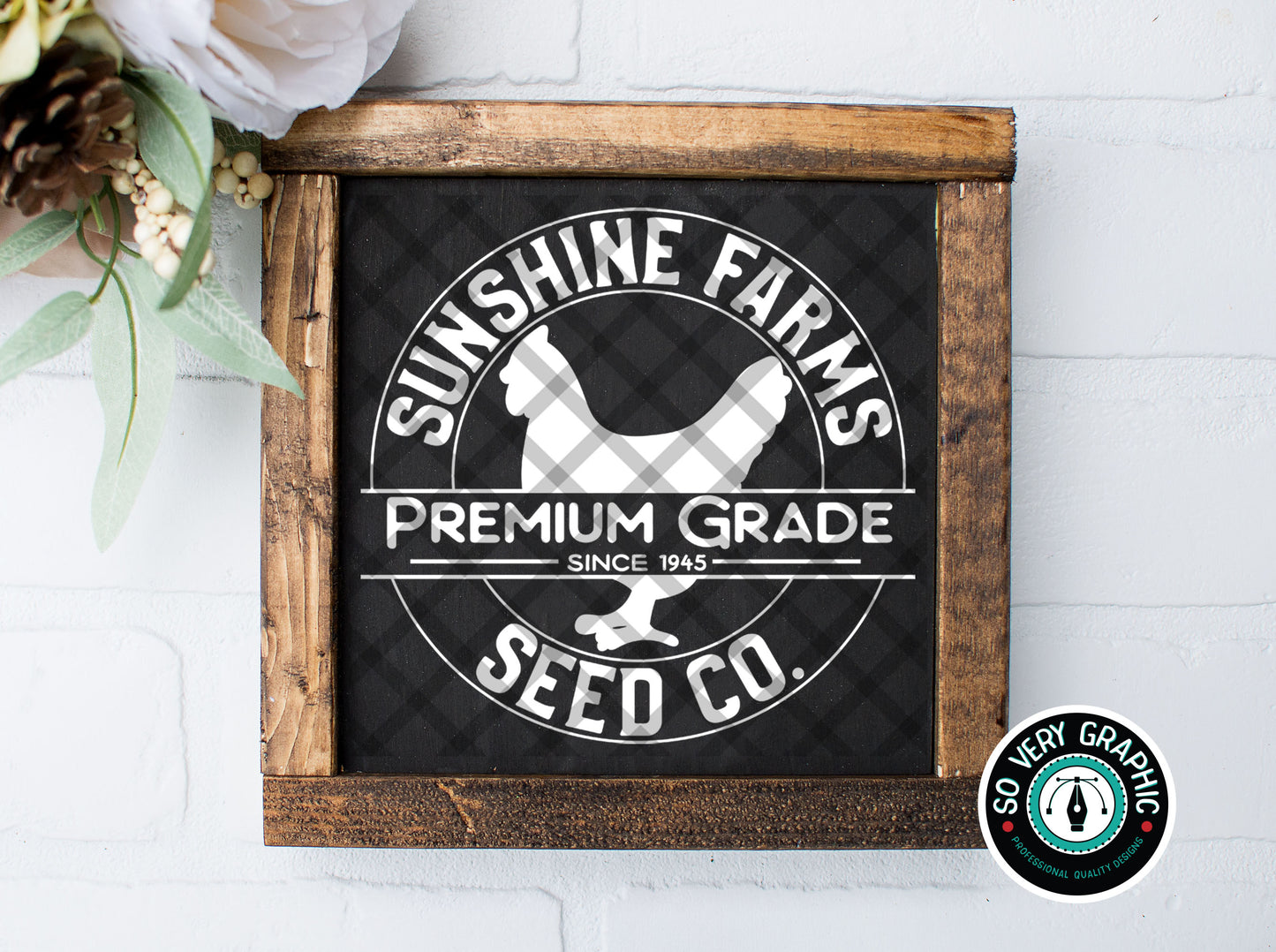 Sunshine Farms Chicken SVG Design