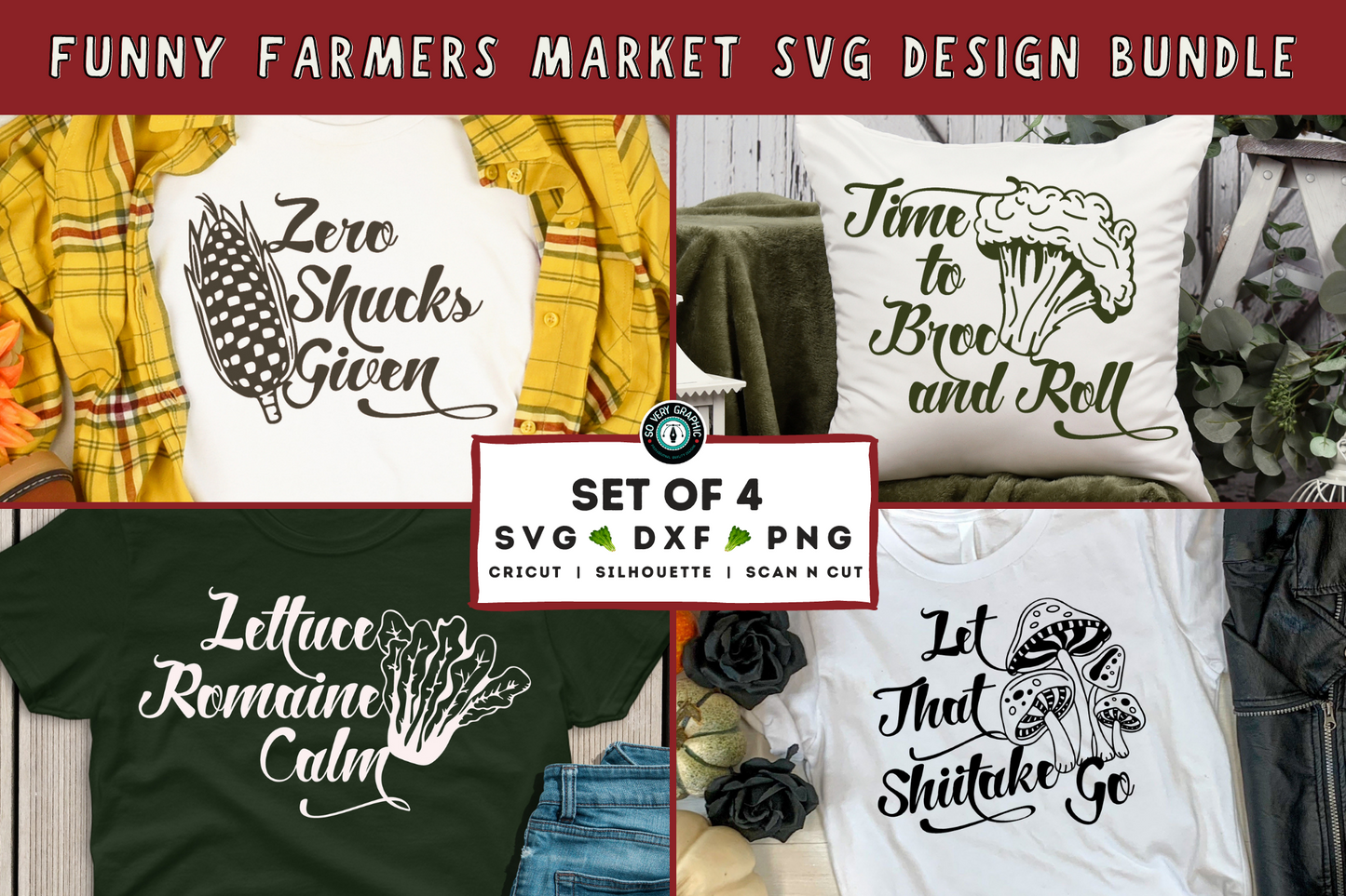 Farmers Market Funny SVG Design Bundle