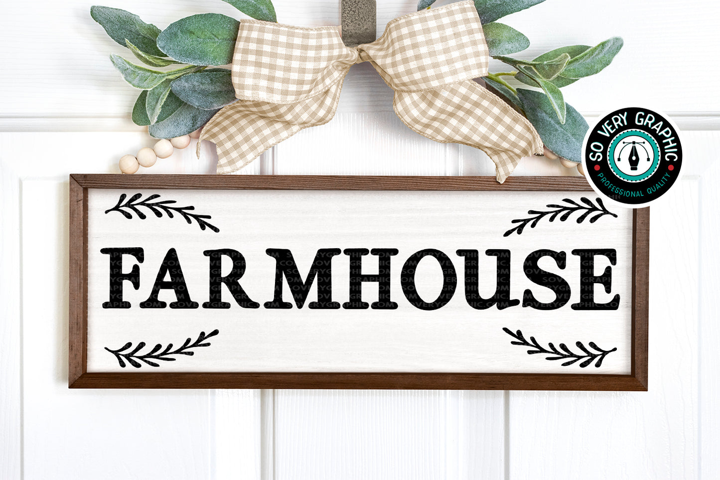Farmhouse Sign SVG Design