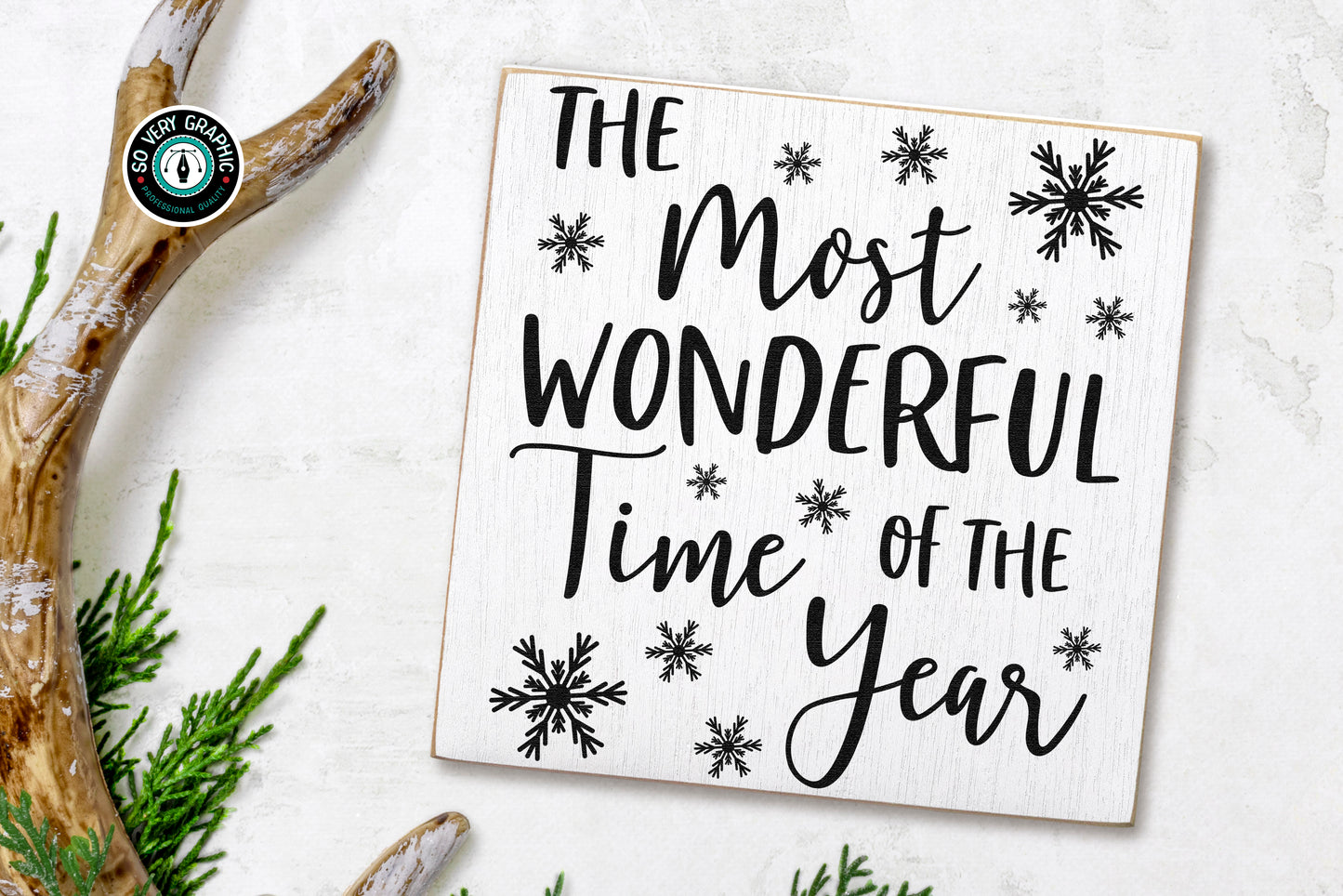 The Most Wonderful Time of the Year SVG Design
