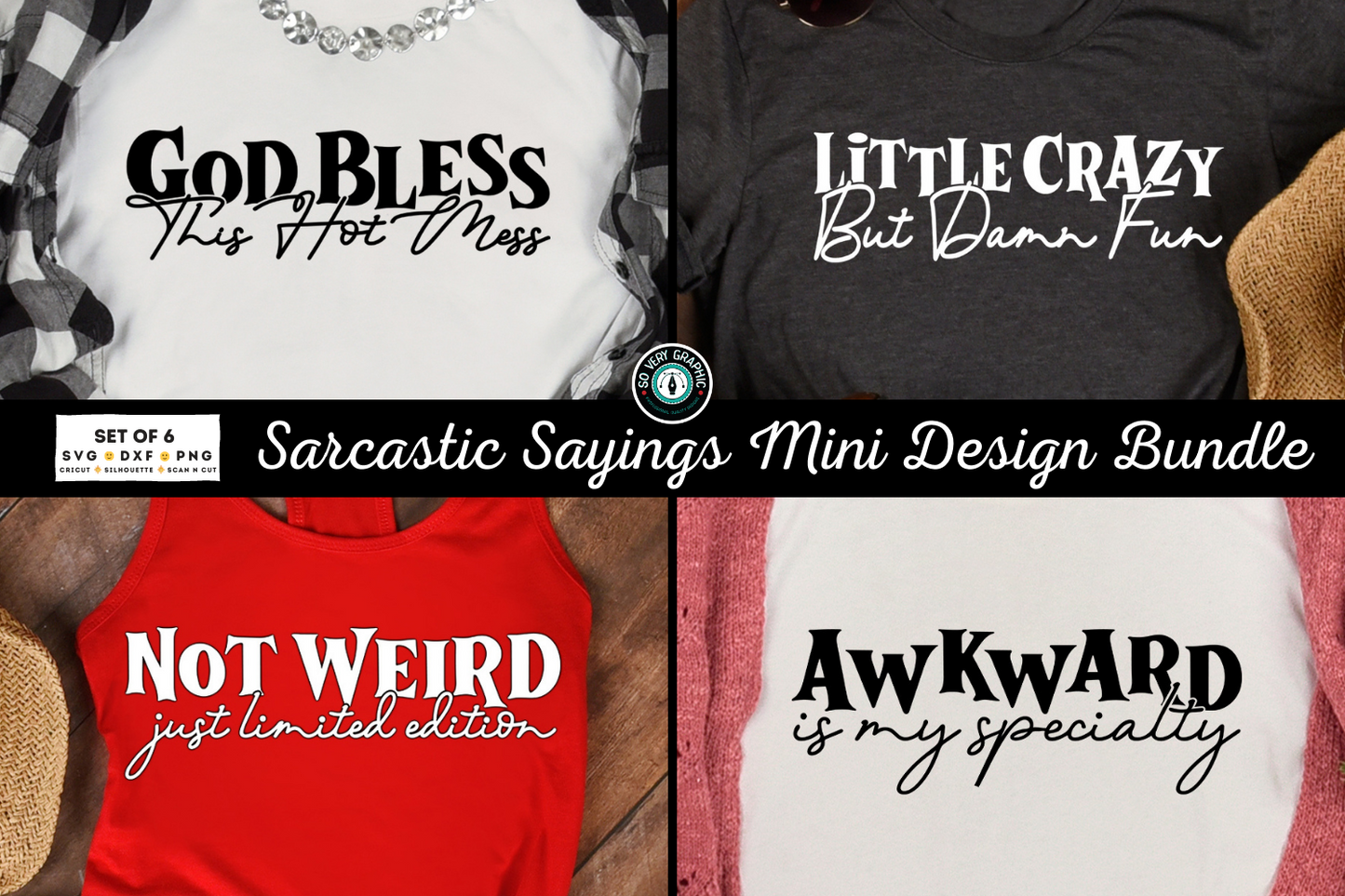Sarcastic Sayings Funny T Shirt SVG Design Bundle