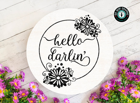 Hello Darlin' SVG Design