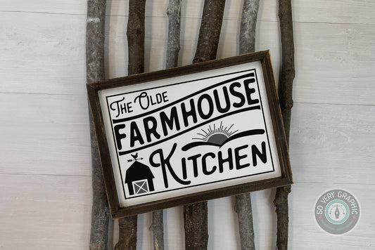 The Olde Farmhouse Kitchen SVG Design