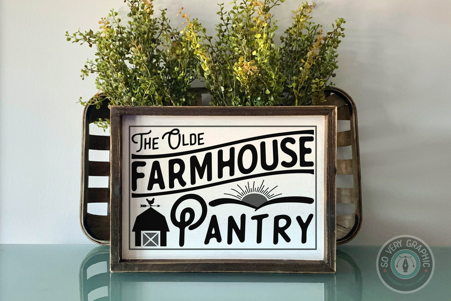 The Olde Farmhouse Pantry SVG Design